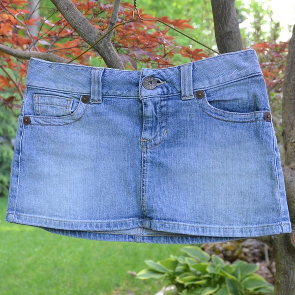 GUESS DENIM MINI SKIRT - Picture 1 of 6